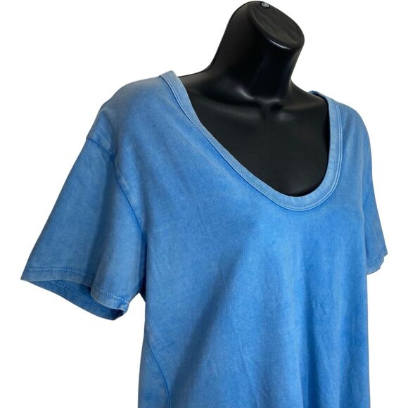 AG Adriano Goldschmied T-Shirt Womens S Blue Henson Tee Faded Vintage Wash NEW - Picture 5 of 7